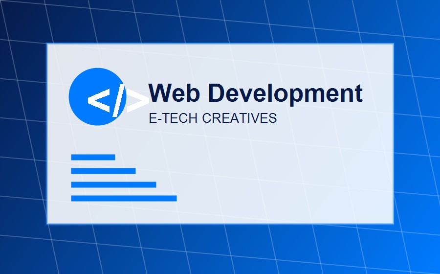 Web development digital interface